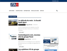 Tablet Screenshot of jta.eu
